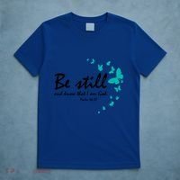 Be Still And Know That I Am God Christian Religious Funny Gift Great Gift T-Shirt thumb 5