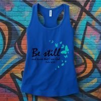 Be Still And Know That I Am God Christian Religious Funny Gift Great Gift Women's Tank Top thumb 3