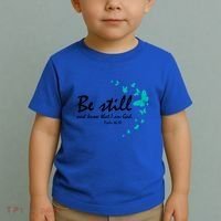 Be Still And Know That I Am God Christian Religious Funny Gift Great Gift Toddler T-Shirt thumb 2