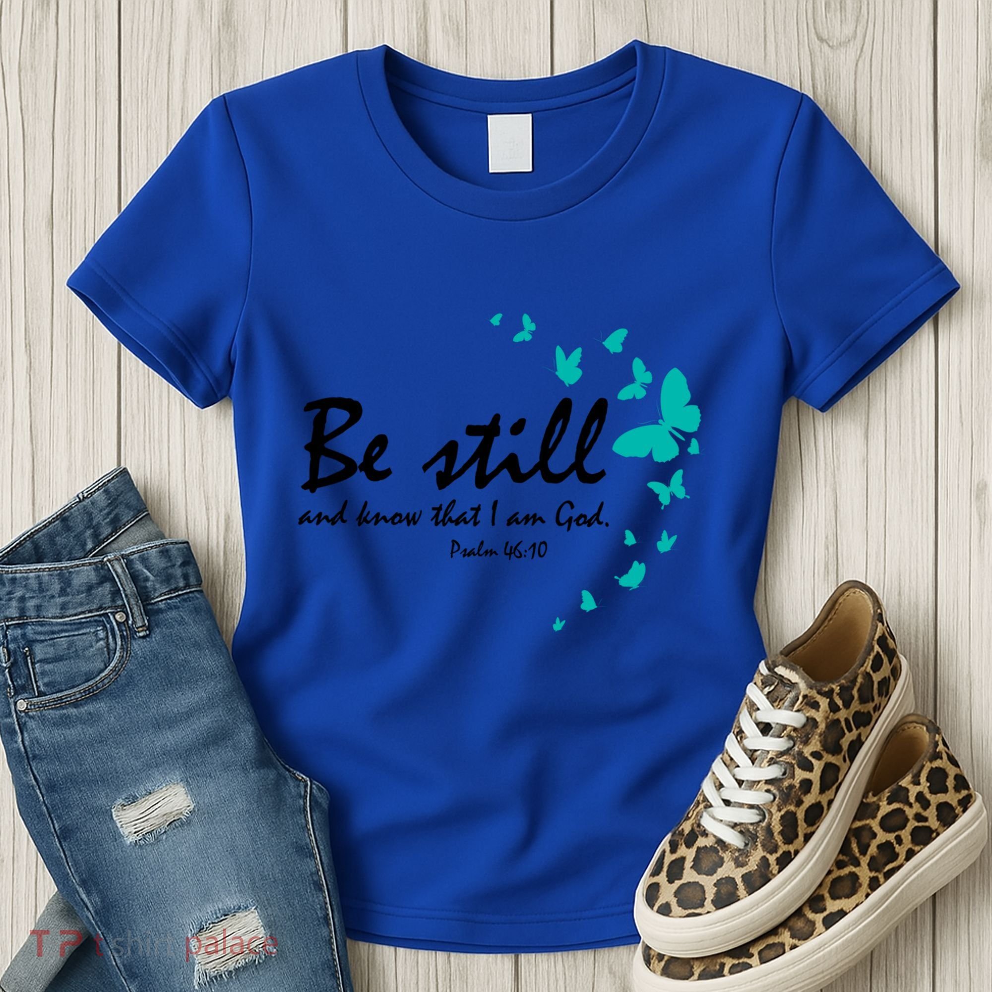 Be Still And Know That I Am God Christian Religious Funny Gift Great Gift Women's T-Shirt