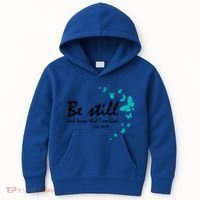 Be Still And Know That I Am God Christian Religious Funny Gift Great Gift Kids Hoodie thumb 0