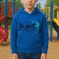 Be Still And Know That I Am God Christian Religious Funny Gift Great Gift Kids Hoodie thumb 2