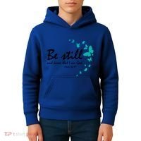Be Still And Know That I Am God Christian Religious Funny Gift Great Gift Kids Hoodie thumb 4