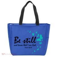 Be Still And Know That I Am God Christian Religious Funny Gift Great Gift Tote Bag thumb 0