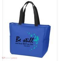 Be Still And Know That I Am God Christian Religious Funny Gift Great Gift Tote Bag thumb 3