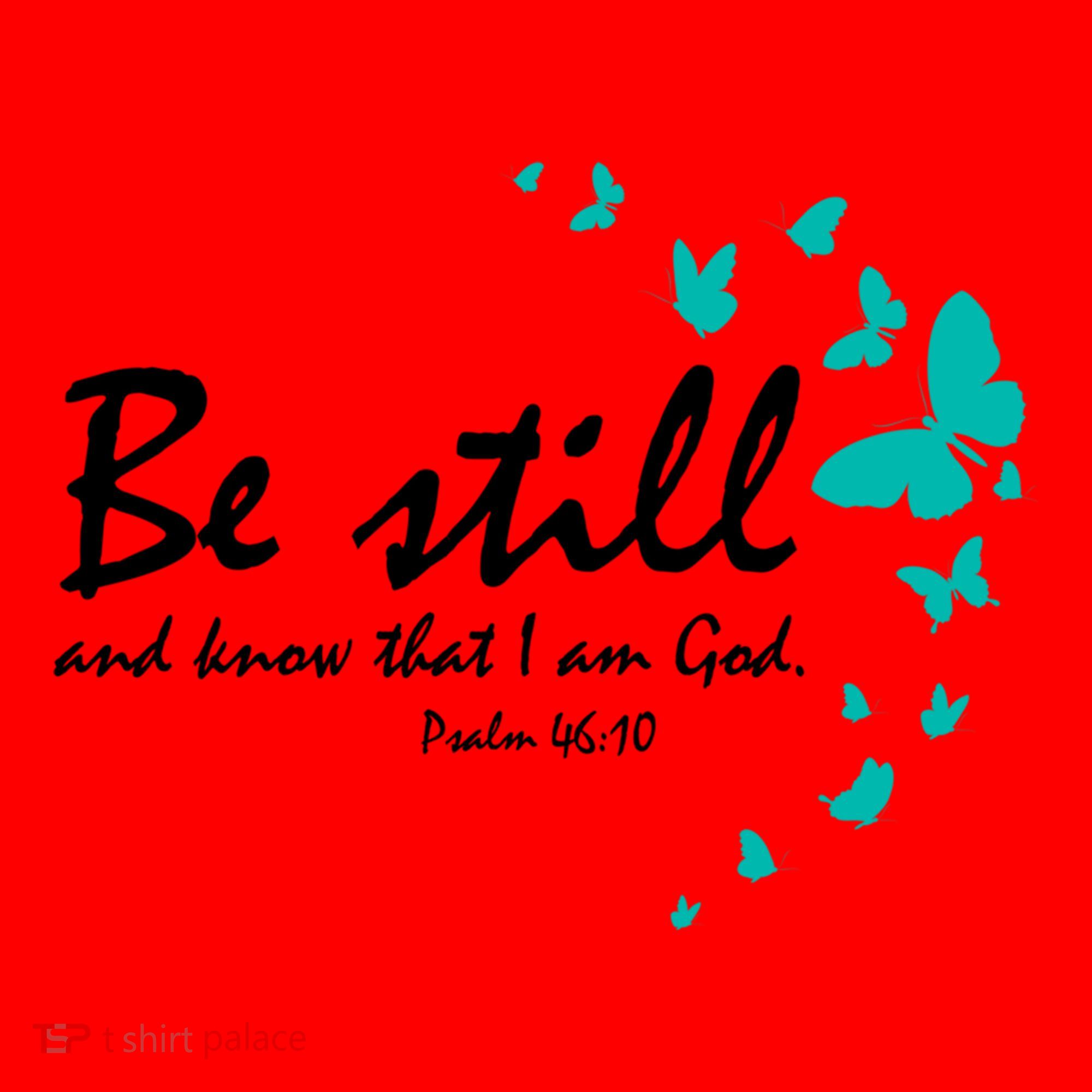 Be Still And Know That I Am God Christian Religious Funny Gift Great Gift Santa Hat