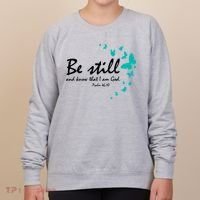 Be Still And Know That I Am God Christian Religious Funny Gift Cute Gift Women's Sweatshirt thumb 0