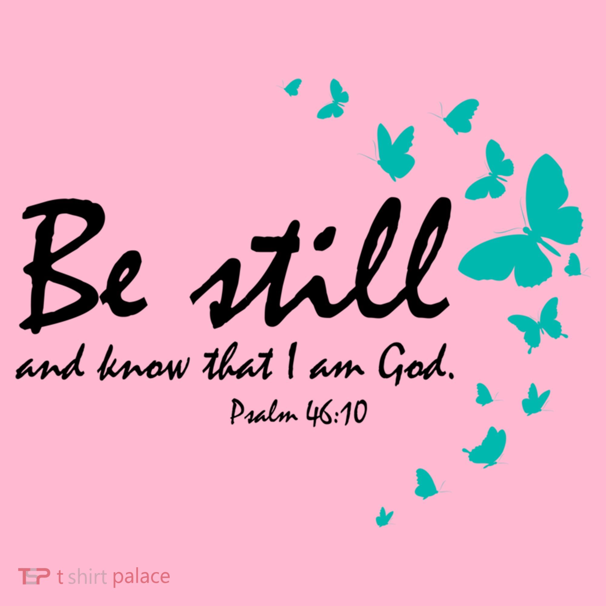 Be Still And Know That I Am God Christian Religious Funny Gift Cute Gift Coaster