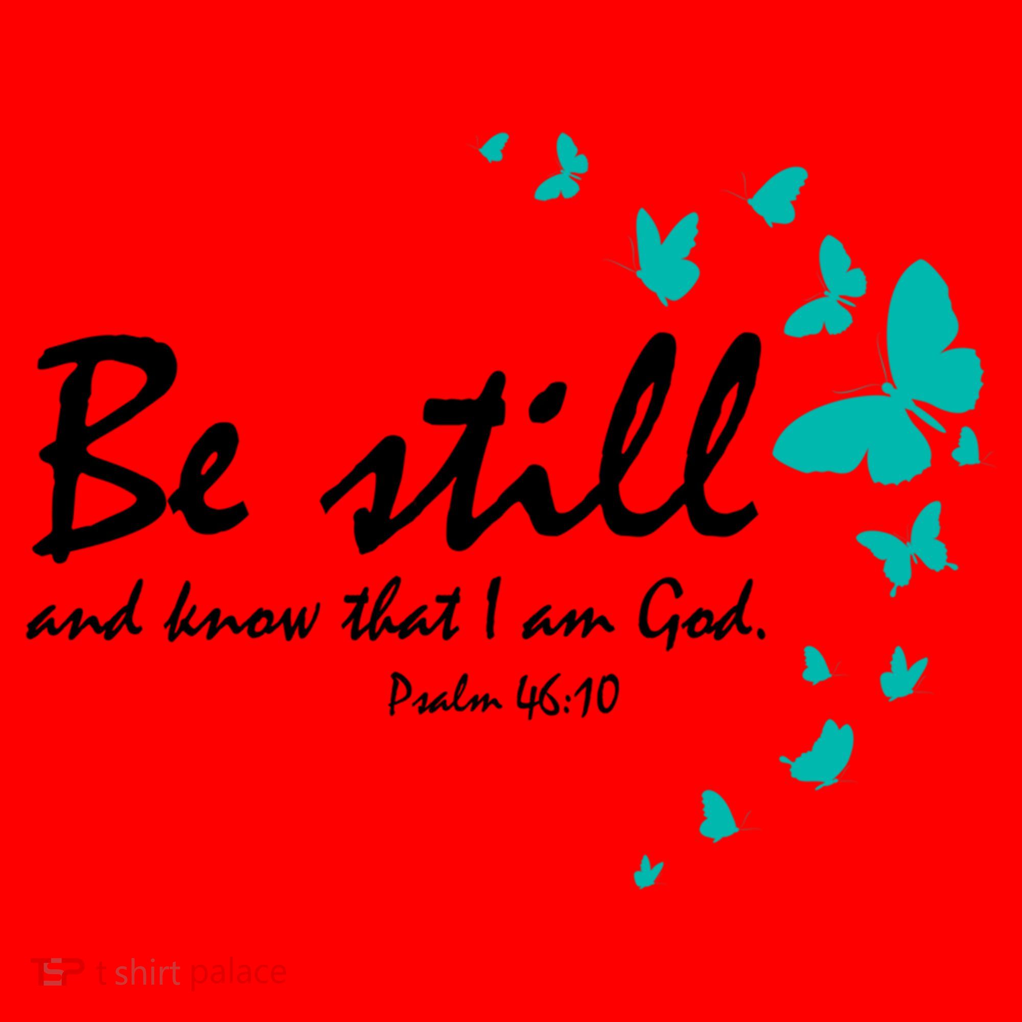 Be Still And Know That I Am God Christian Religious Funny Gift Cute Gift Santa Hat