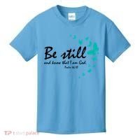 Be Still And Know That I Am God Christian Religious Funny Gift Cute Gift Kids T-Shirt thumb 0