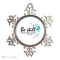 Be Still And Know That I Am God Christian Religious Funny Gift Cute Gift Ornament thumb 0
