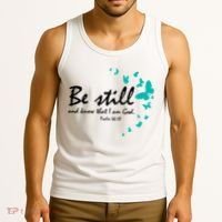 Be Still And Know That I Am God Christian Religious Funny Gift Cute Gift Tank Top thumb 3
