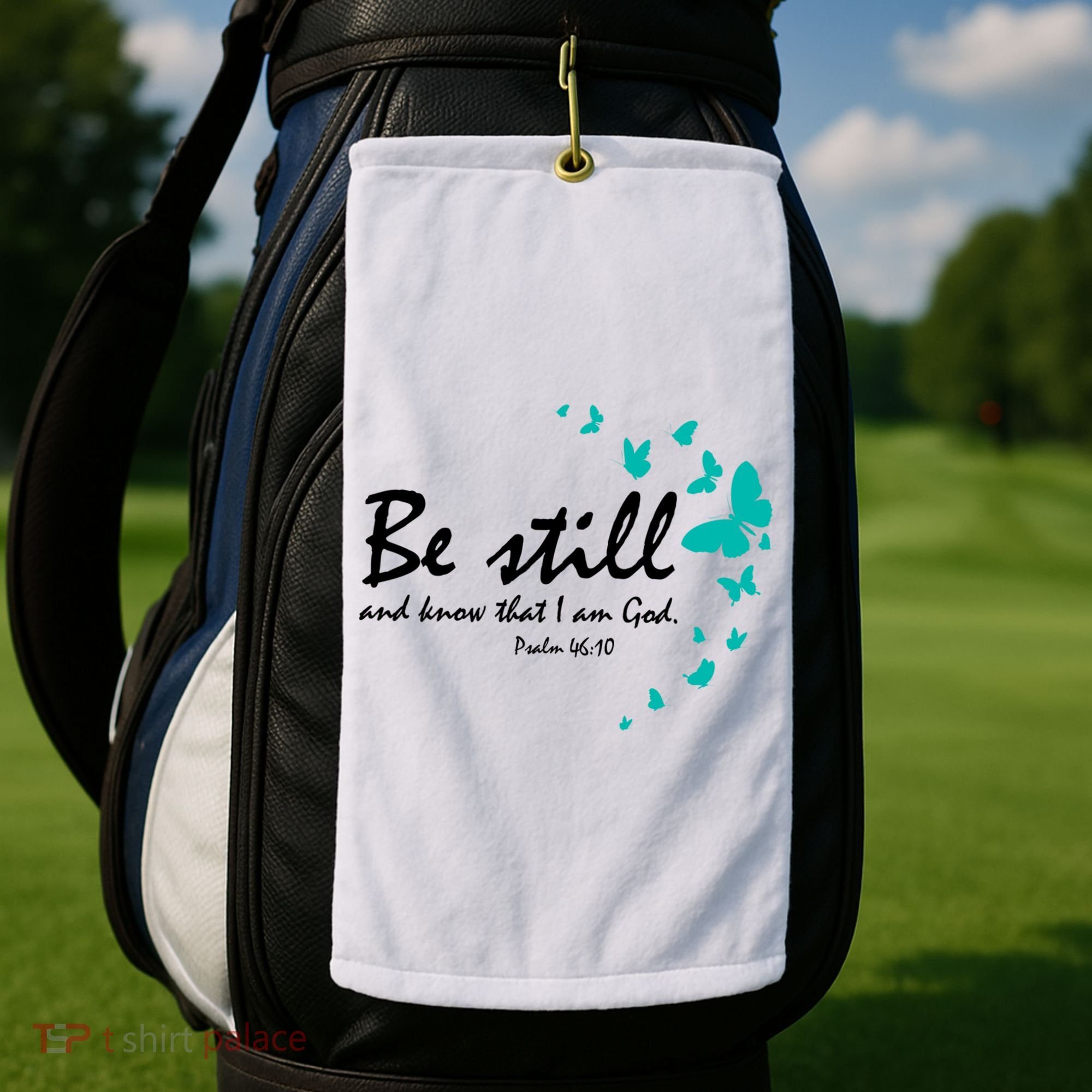 Be Still And Know That I Am God Christian Religious Funny Gift Cute Gift Golf Towel