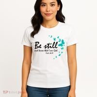 Be Still And Know That I Am God Christian Religious Funny Gift Cute Gift Women's T-Shirt thumb 4