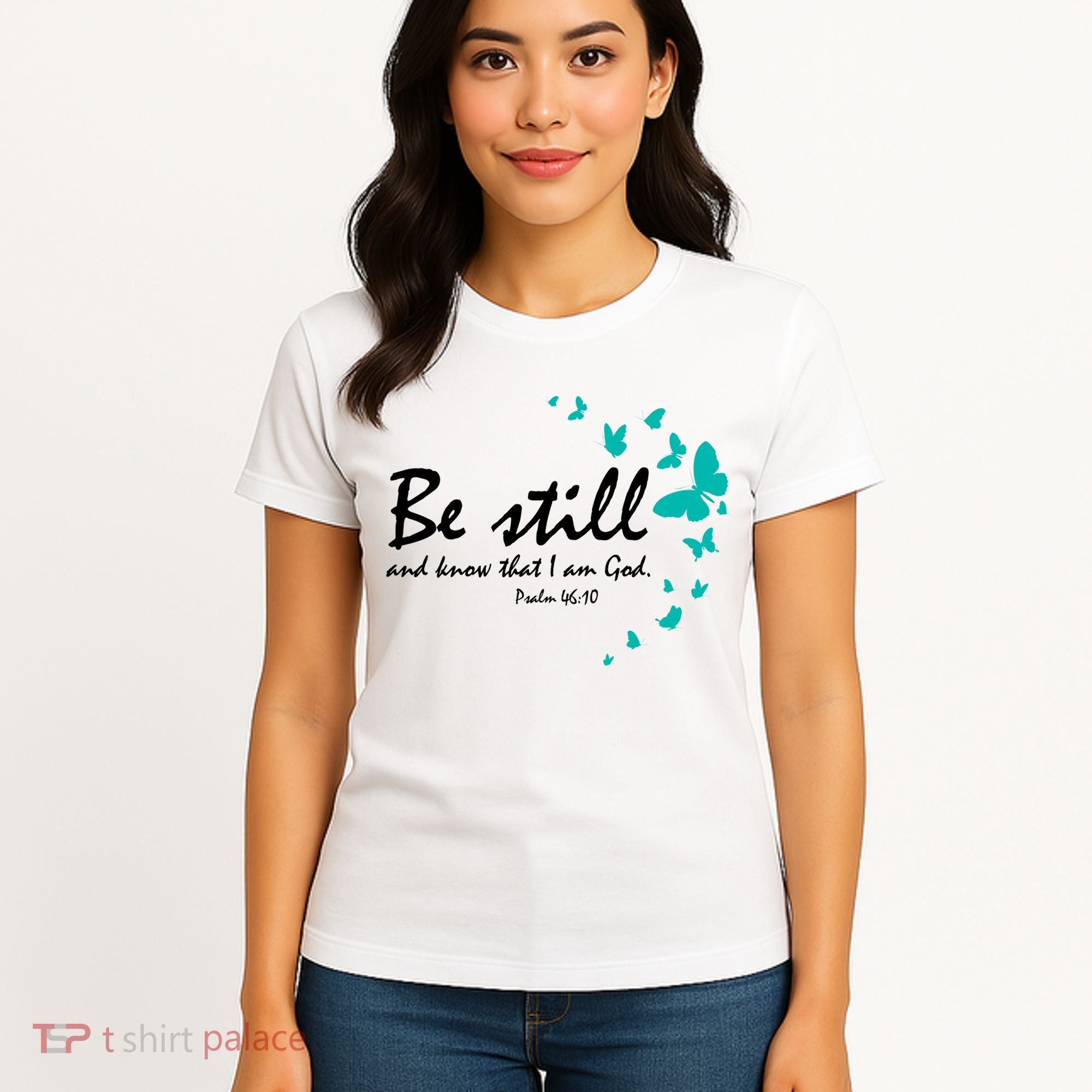 Be Still And Know That I Am God Christian Religious Funny Gift Cute Gift Women's T-Shirt