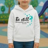 Be Still And Know That I Am God Christian Religious Funny Gift Cute Gift Kids Hoodie thumb 3