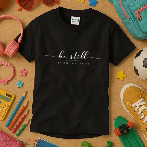 Be Still And Know That I Am God Kids T-Shirt