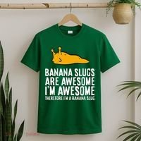 B.A.N.A.N.A Slugs Are Awesome Therefore Im A Banana Slug T-Shirt thumb 2