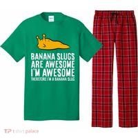 B.A.N.A.N.A Slugs Are Awesome Therefore Im A Banana Slug Pajama Set thumb 0