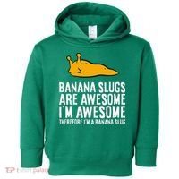 B.A.N.A.N.A Slugs Are Awesome Therefore Im A Banana Slug Toddler Hoodie thumb 0