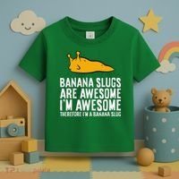 B.A.N.A.N.A Slugs Are Awesome Therefore Im A Banana Slug Toddler T-Shirt thumb 3