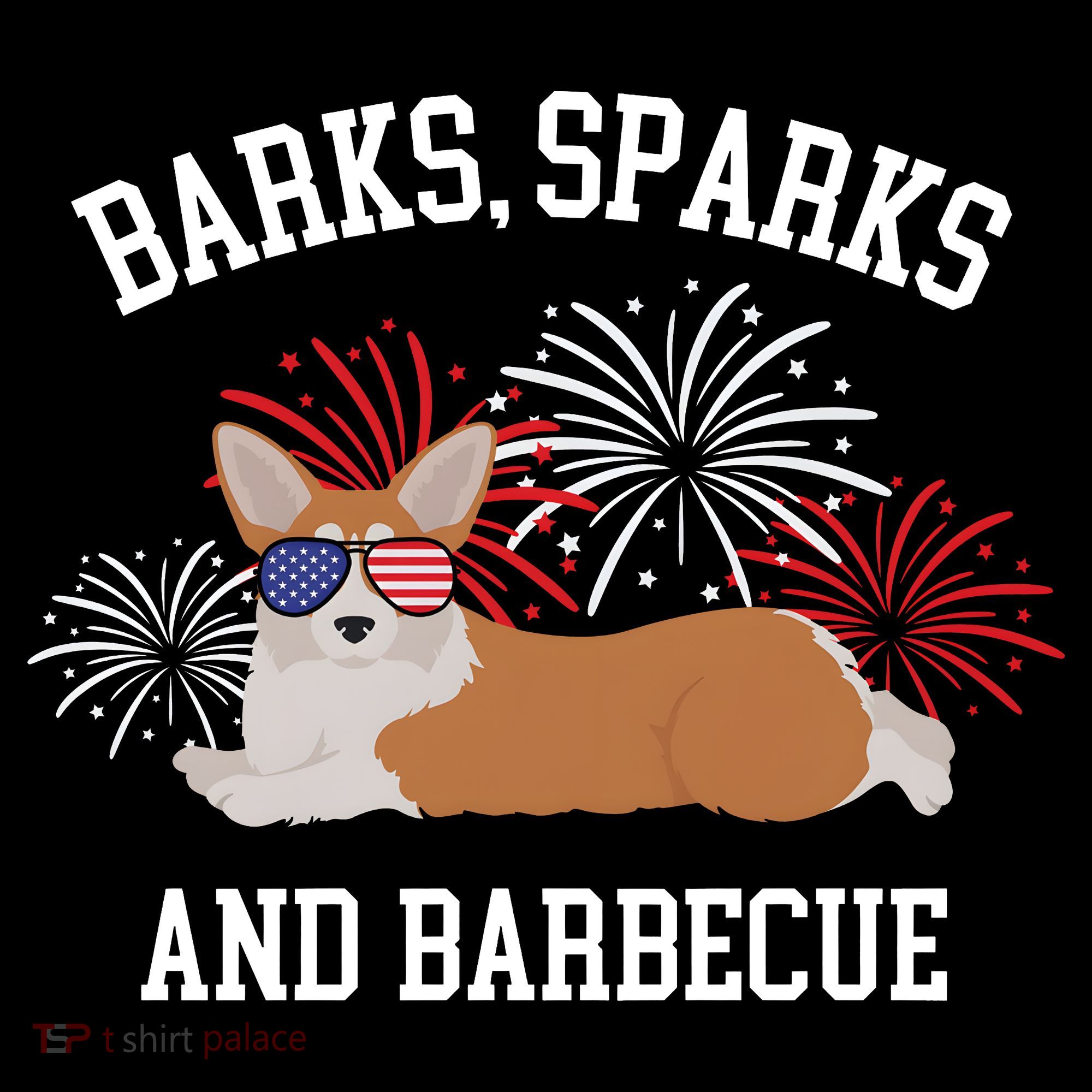 Barks Sparks And Barbecue Corgi 4th Of July Coffee Mug