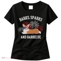 Barks Sparks And Barbecue Corgi 4th Of July Women's T-Shirt thumb 0