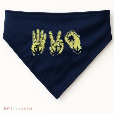 Best Stoner Artwork 420 Marijuana Gift Weed Lover Reefer USA-Made Doggie Bandana