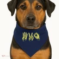 Best Stoner Artwork 420 Marijuana Gift Weed Lover Reefer USA-Made Doggie Bandana thumb 1