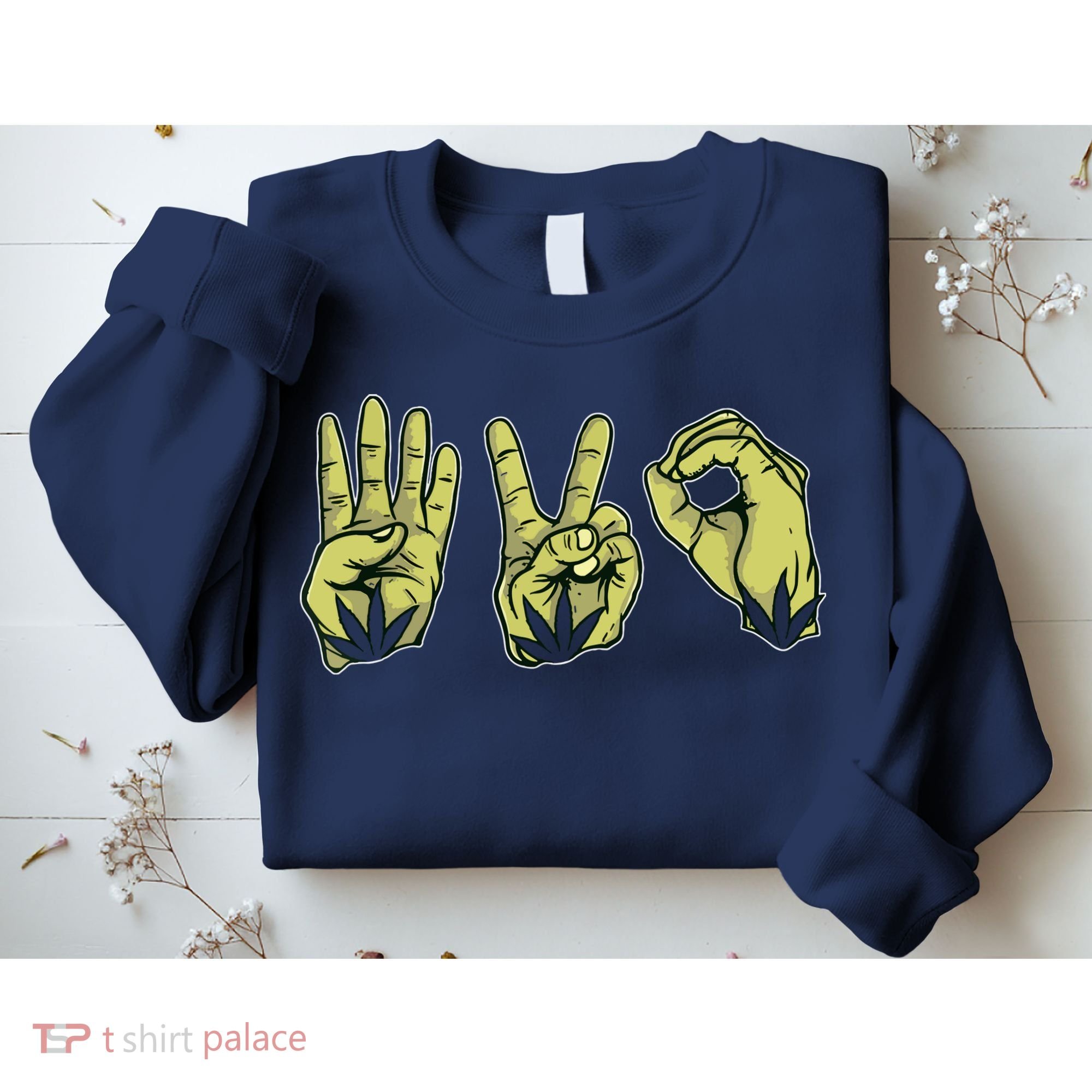 Best Stoner Artwork 420 Marijuana Gift Weed Lover Reefer Sweatshirt