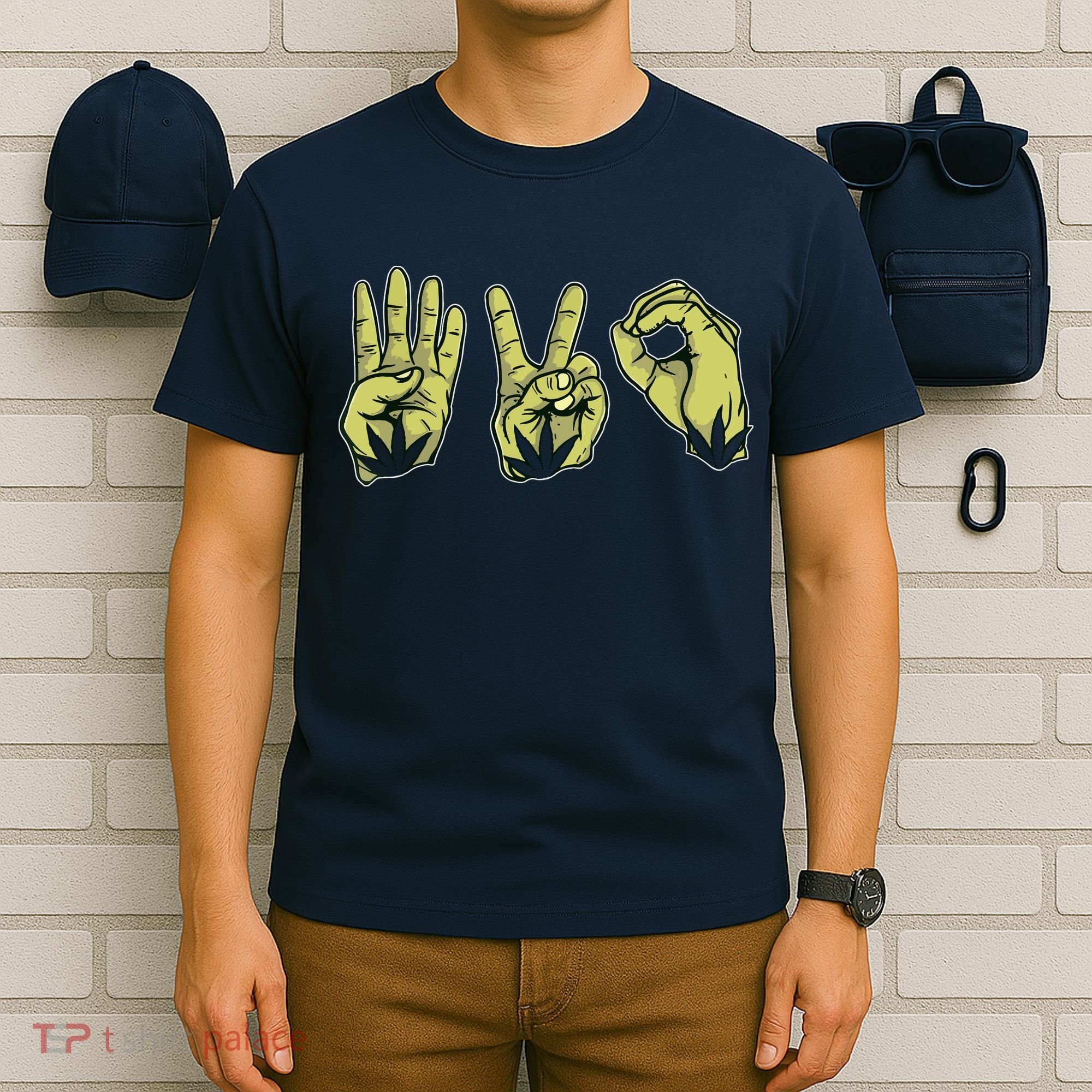 Best Stoner Artwork 420 Marijuana Gift Weed Lover Reefer T-Shirt