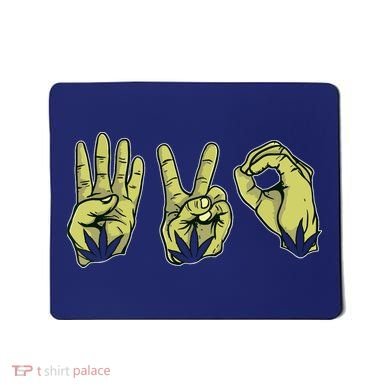Best Stoner Artwork 420 Marijuana Gift Weed Lover Reefer Mousepad