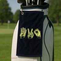 Best Stoner Artwork 420 Marijuana Gift Weed Lover Reefer Golf Towel thumb 2