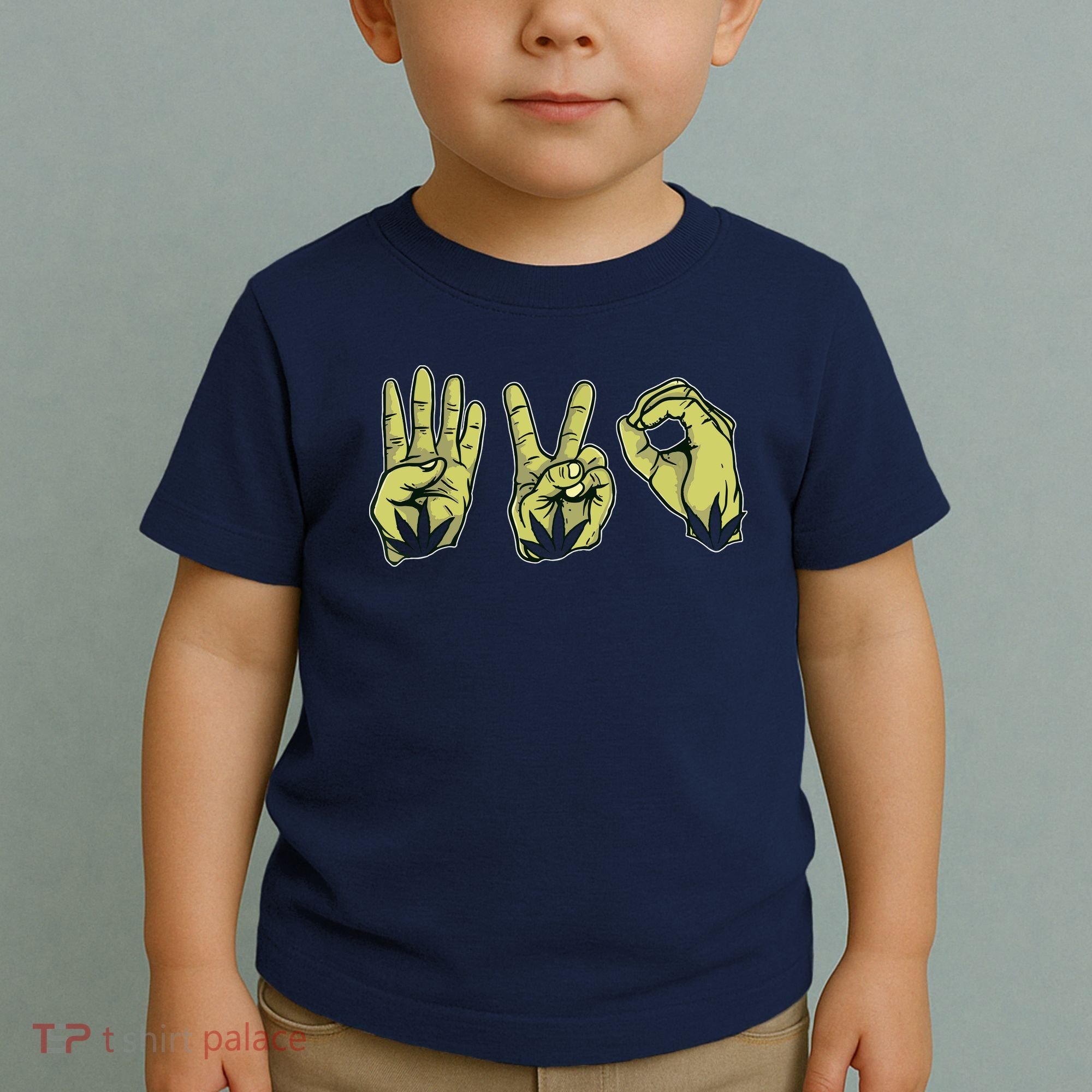 Best Stoner Artwork 420 Marijuana Gift Weed Lover Reefer Toddler T-Shirt