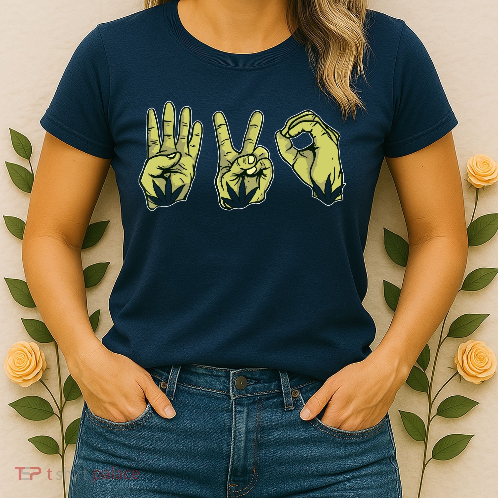Best Stoner Artwork 420 Marijuana Gift Weed Lover Reefer Women's T-Shirt