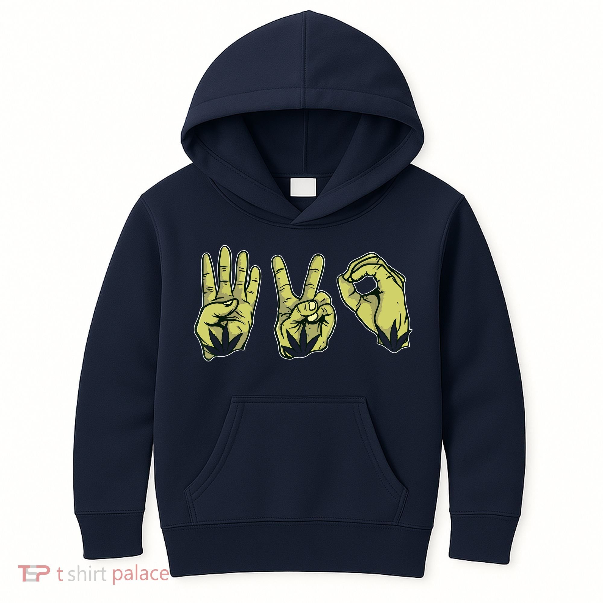 Best Stoner Artwork 420 Marijuana Gift Weed Lover Reefer Kids Hoodie