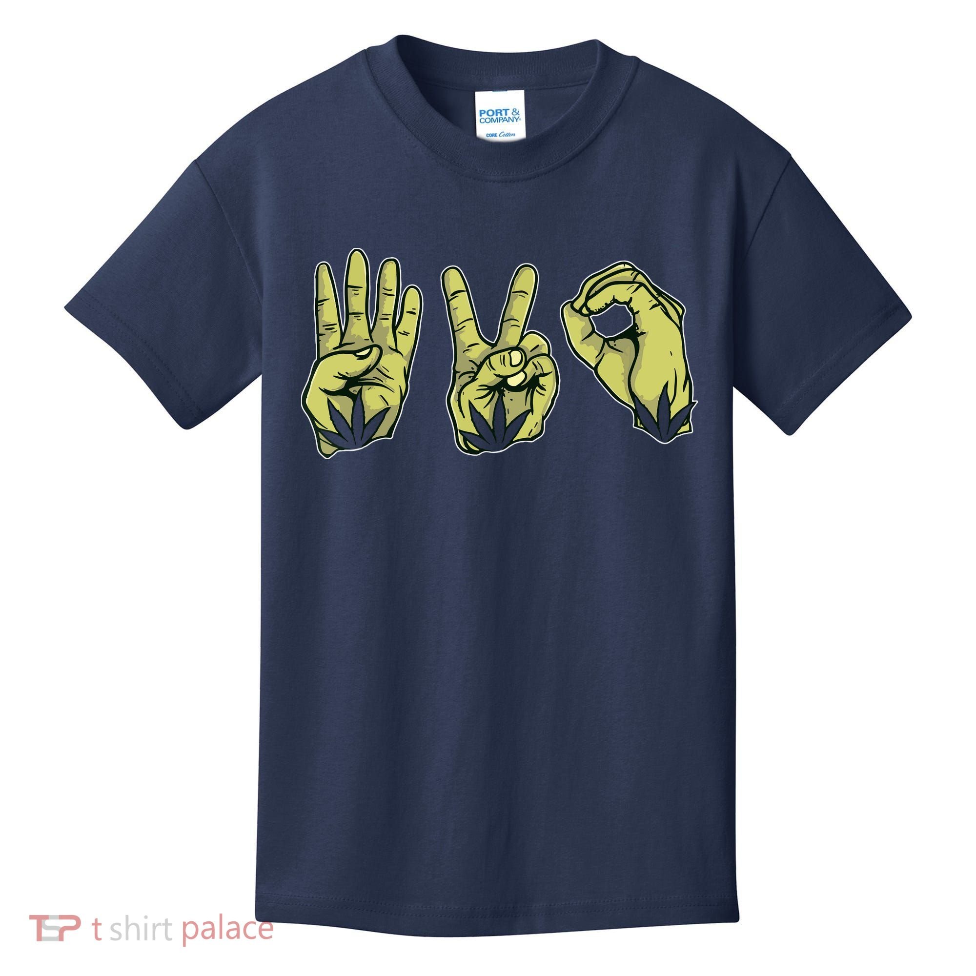 Best Stoner Artwork 420 Marijuana Gift Weed Lover Reefer Kids T-Shirt