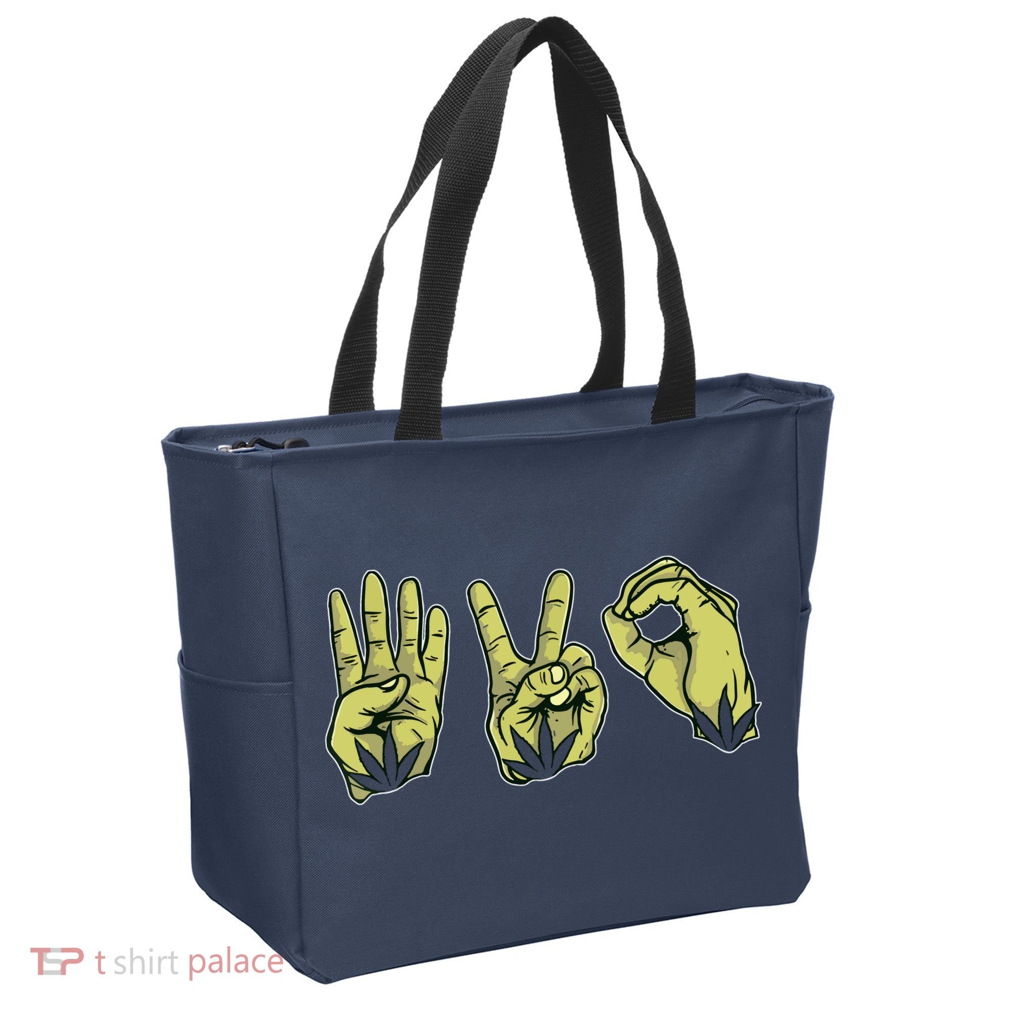 Best Stoner Artwork 420 Marijuana Gift Weed Lover Reefer Tote Bag