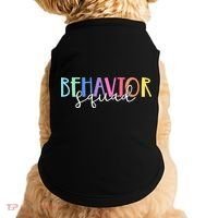 BEHAVIOR SQUAD ABA Therapist RBT Therapy Behaviour Team Doggie Tank thumb 0