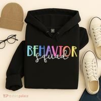 BEHAVIOR SQUAD ABA Therapist RBT Therapy Behaviour Team Hoodie thumb 4