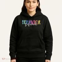 BEHAVIOR SQUAD ABA Therapist RBT Therapy Behaviour Team Hoodie thumb 5