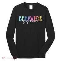 BEHAVIOR SQUAD ABA Therapist RBT Therapy Behaviour Team Long Sleeve Shirt thumb 0