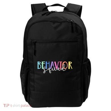 BEHAVIOR SQUAD ABA Therapist RBT Therapy Behaviour Team Backpack