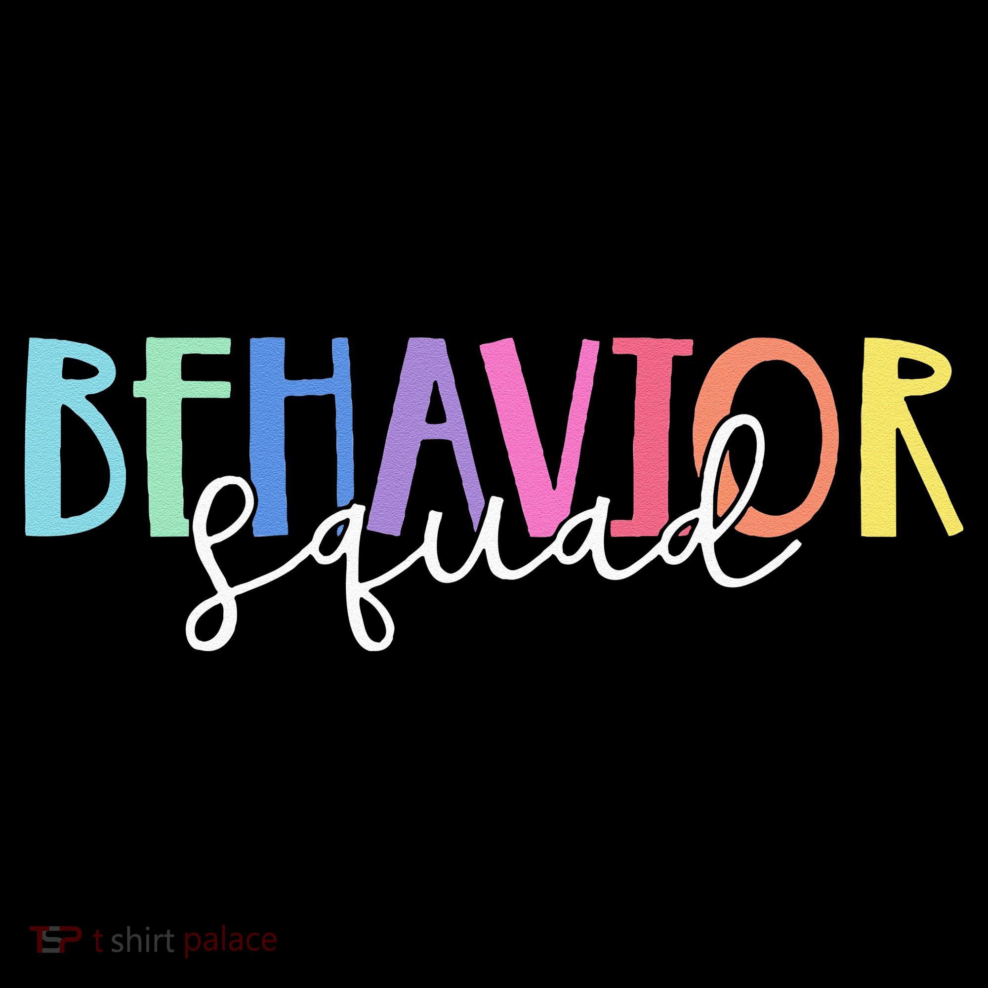 BEHAVIOR SQUAD ABA Therapist RBT Therapy Behaviour Team Polo