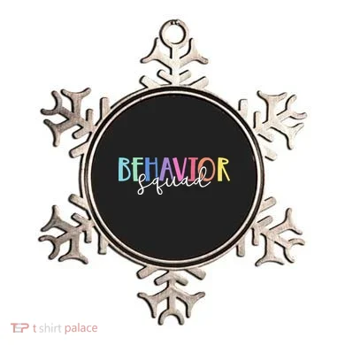 BEHAVIOR SQUAD ABA Therapist RBT Therapy Behaviour Team Ornament