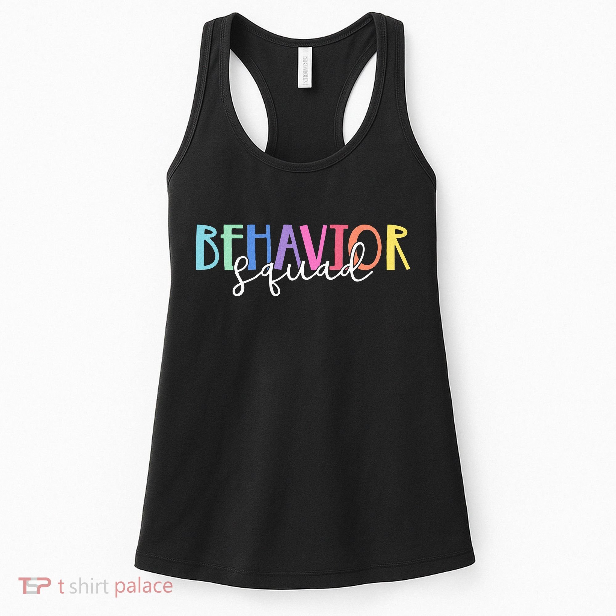 BEHAVIOR SQUAD ABA Therapist RBT Therapy Behaviour Team Women's Tank Top