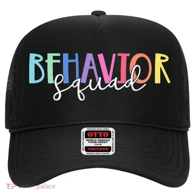 BEHAVIOR SQUAD ABA Therapist RBT Therapy Behaviour Team Hat