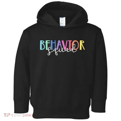 BEHAVIOR SQUAD ABA Therapist RBT Therapy Behaviour Team Toddler Hoodie