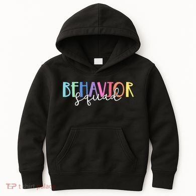 BEHAVIOR SQUAD ABA Therapist RBT Therapy Behaviour Team Kids Hoodie