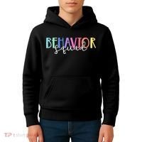 BEHAVIOR SQUAD ABA Therapist RBT Therapy Behaviour Team Kids Hoodie thumb 4